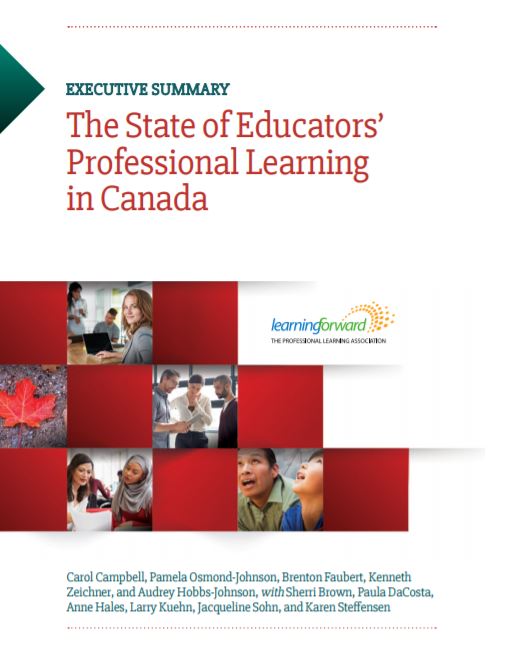 State of educators' professional learning in Canada : final research report