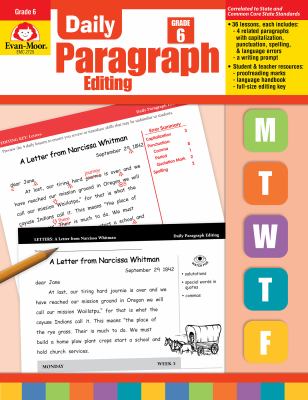 Daily paragraph editing : grade 6+