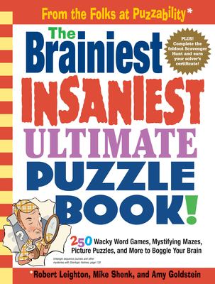 The brainiest, insaniest ultimate puzzle book!