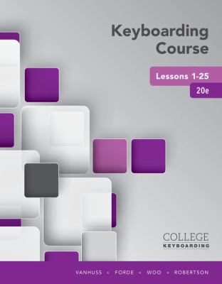 Keyboarding course : lessons 1-25