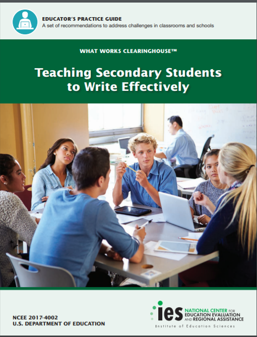 Teaching secondary students to write effectively