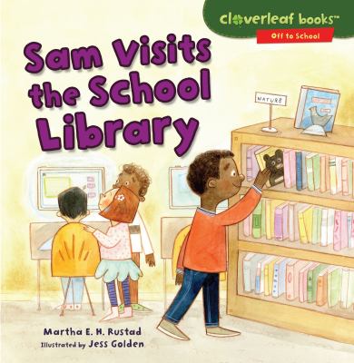 Sam visits the school library