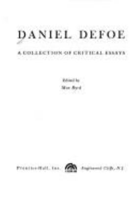 Daniel Defoe : a collection of critical essays