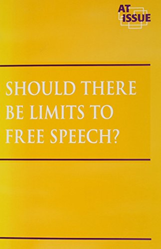 Should there be limits to free speech?