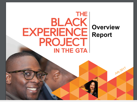 The Black Experience Project in the GTA : overview report.
