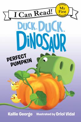 Duck, duck, dinosaur. Perfect pumpkin /