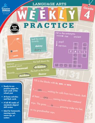 Language arts weekly practice. Grade 4 /
