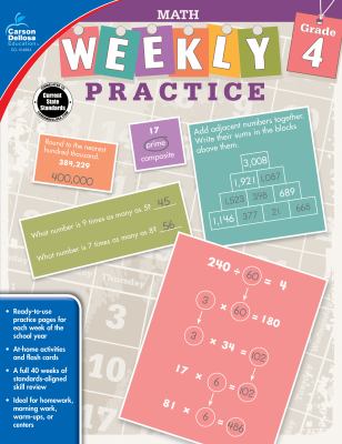 Math weekly practice. Grade 4 /