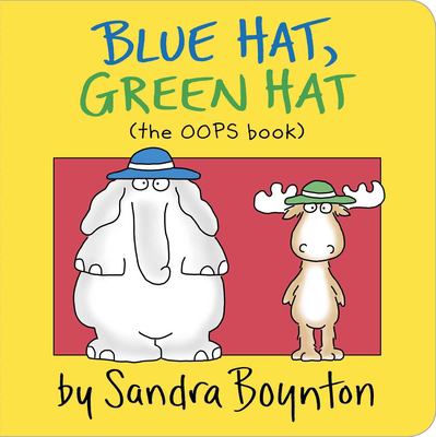 Blue hat, green hat