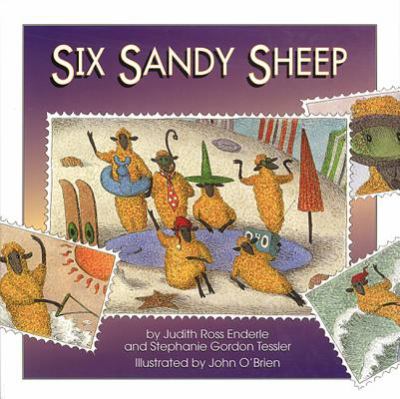 Six sandy sheep