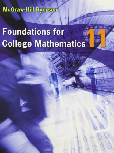 Foundations for college mathematics 11