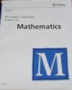 Mathematics : the Ontario curriculum, grades 1-8 : 1997