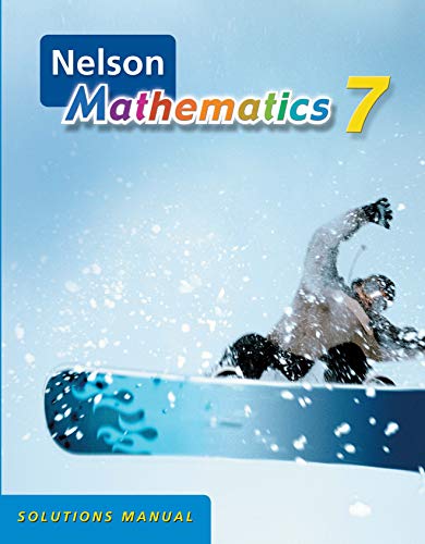 Nelson mathematics 7 : solutions manual