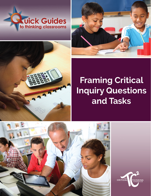 Framing critical inquiry questions and tasks.