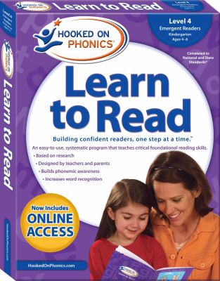 Hooked on phonics : learn to read. Level 4, emergent readers, Kindergarten ages 4-6 .