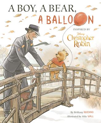 A boy, a bear, a balloon