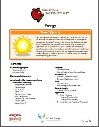 Energy educational activity