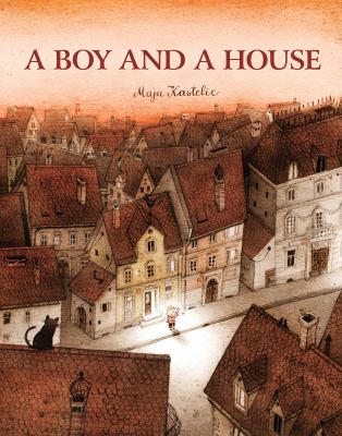 A boy and a house