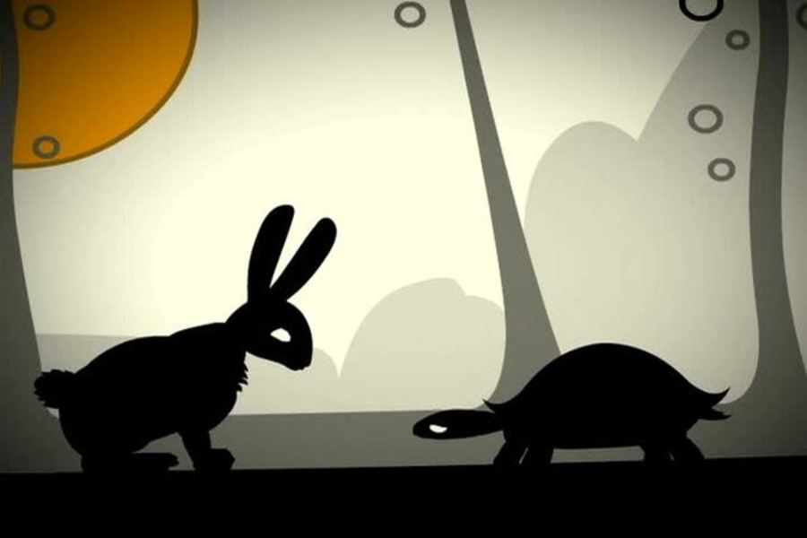 The Tortoise & the Hare : Little Fables