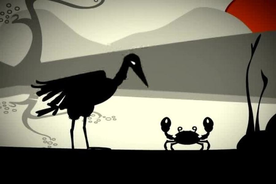 The Crab & the Stork : Little Fables