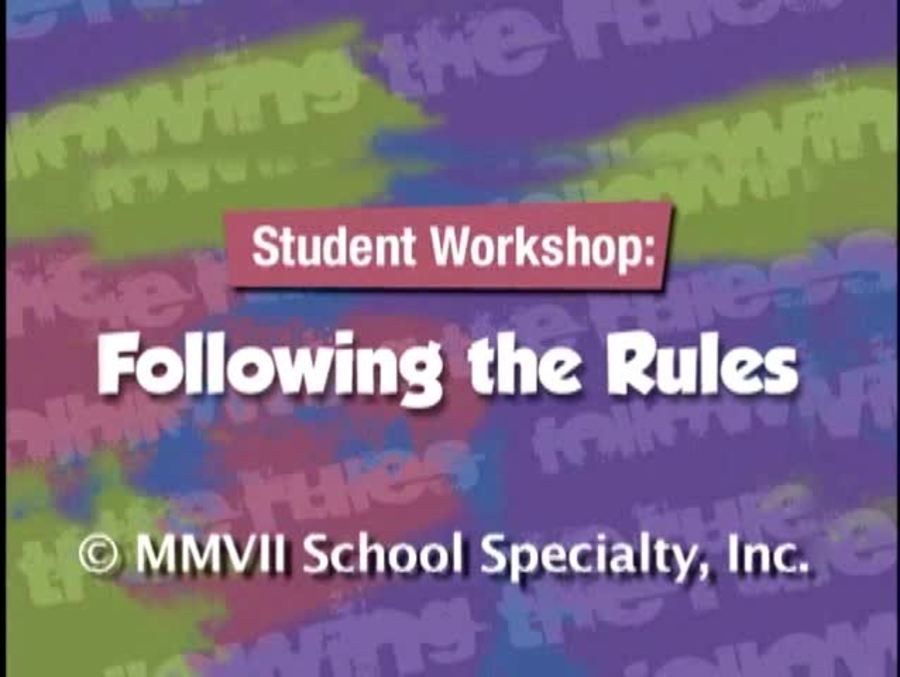 Student Workshop : Following the Rules