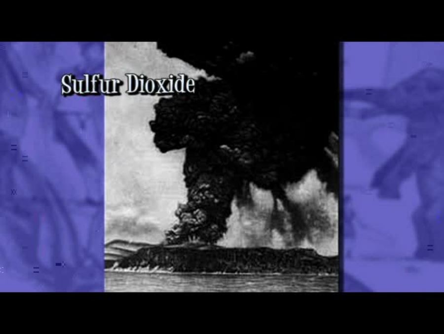 What was the biggest impact on the earth s temperature caused by a volcano that scientists have measured?