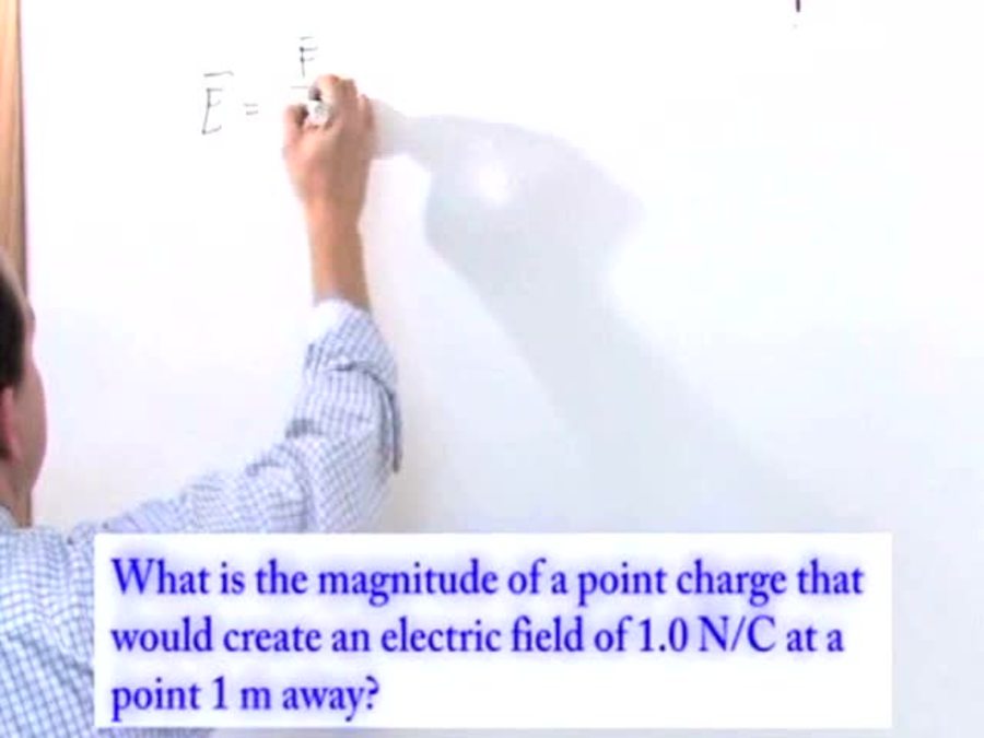 Electric Field Due To a Point Charge Part 2 : Physics 3 Tutor (Electricity & Magnetism)