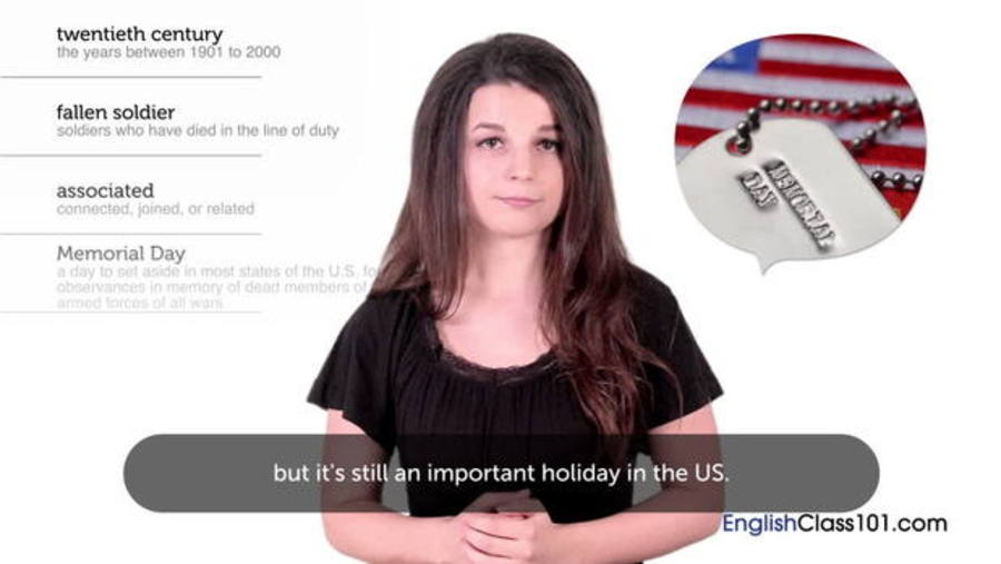 Memorial Day : Video Culture Class - American Holidays