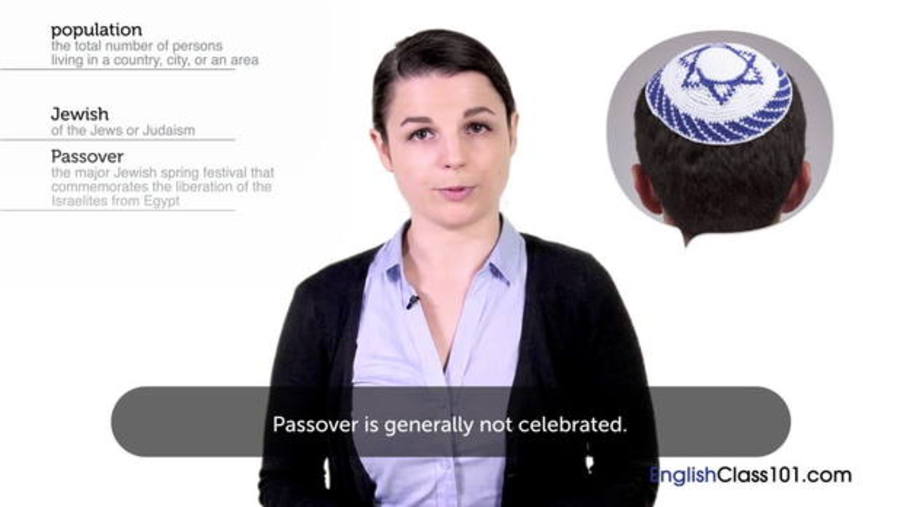 Passover : Video Culture Class - American Holidays