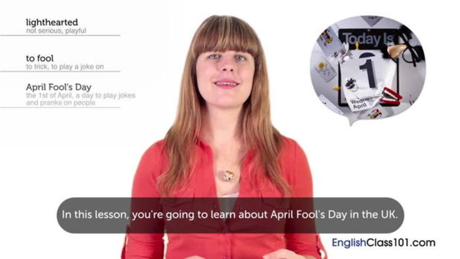 April Fools Day : Video Culture Class — British Holidays