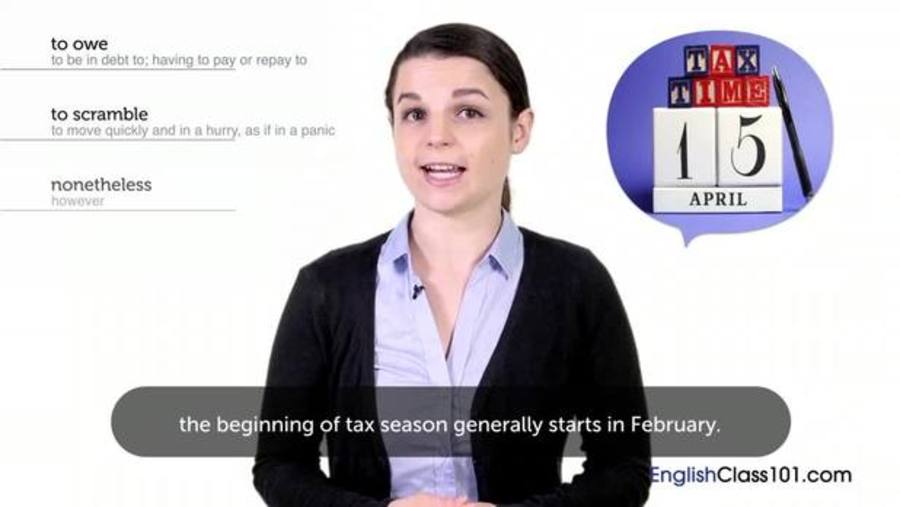 Tax Day : Video Culture Class - American Holidays