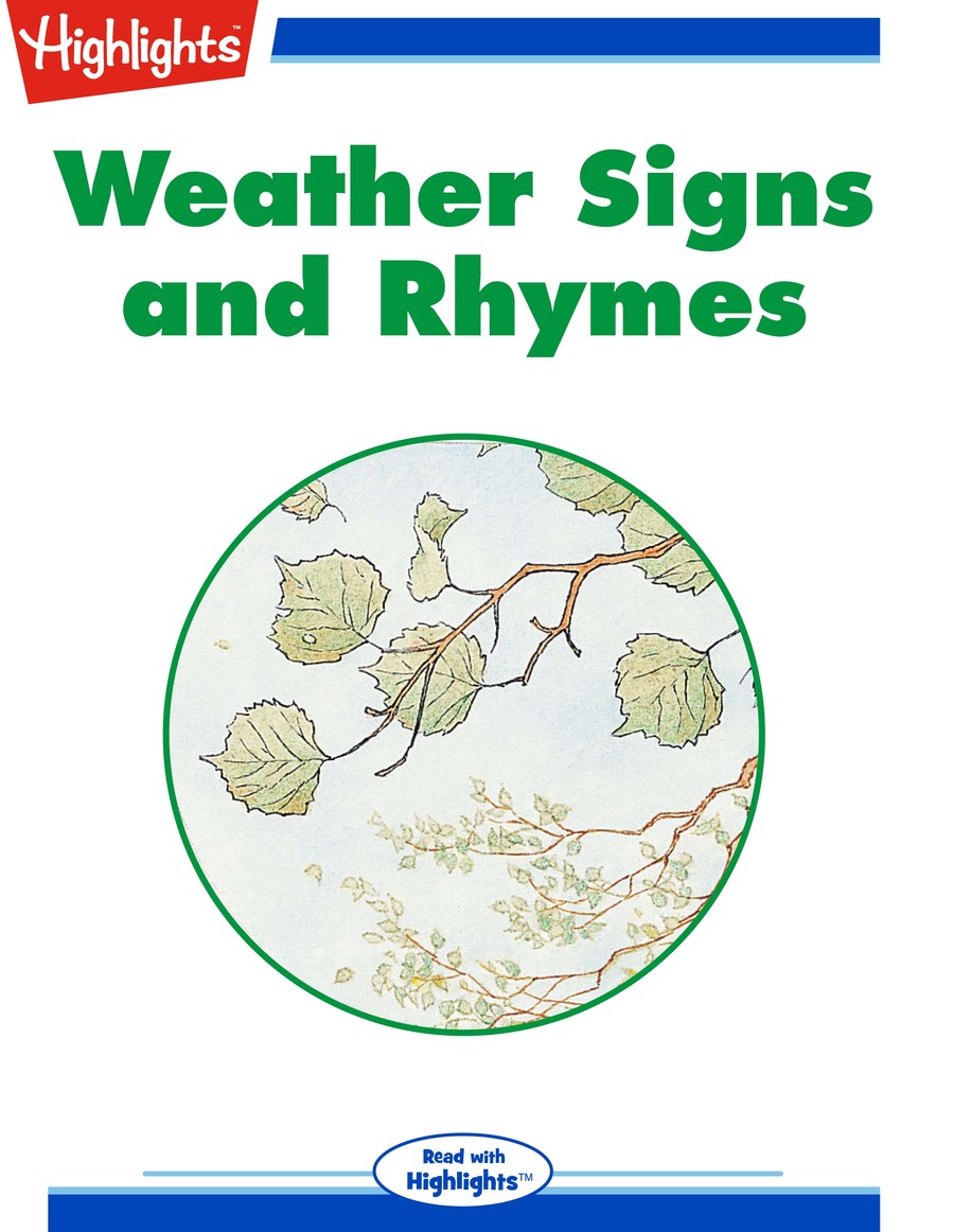 Weather Signs and Rhymes : Highlights
