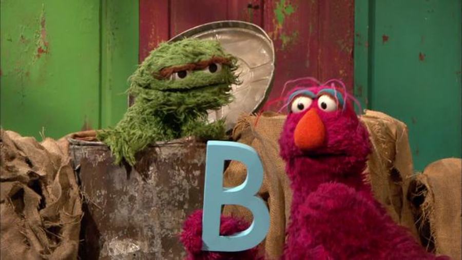 Letter B with Telly and Oscar