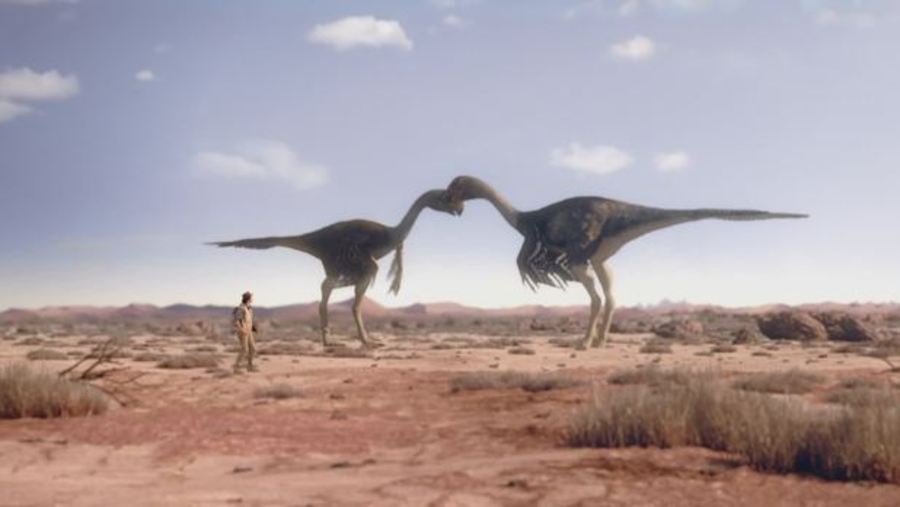 Gigantoraptor and Tumbleweed : Andy's Prehistoric Adventures