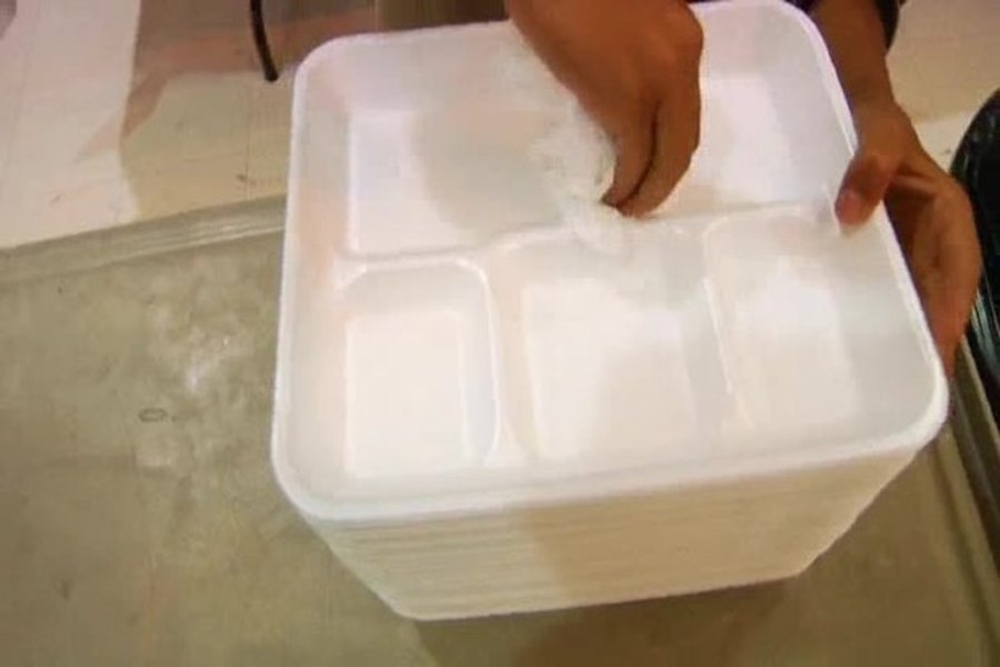 School Lunch Tray Recycling