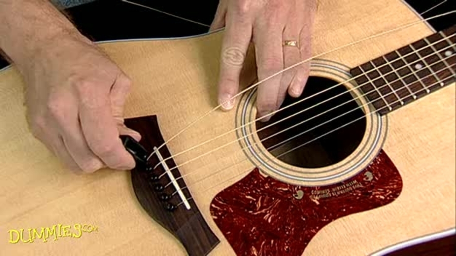 How to String A Steel-String Acoustic Guitar