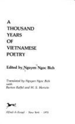 A thousand years of Vietnamese poetry