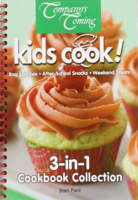 Kids cook 3-in-1 cookbook collection.