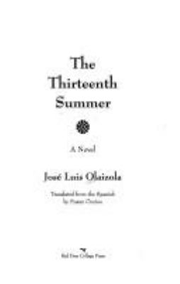 The thirteenth summer : a novel