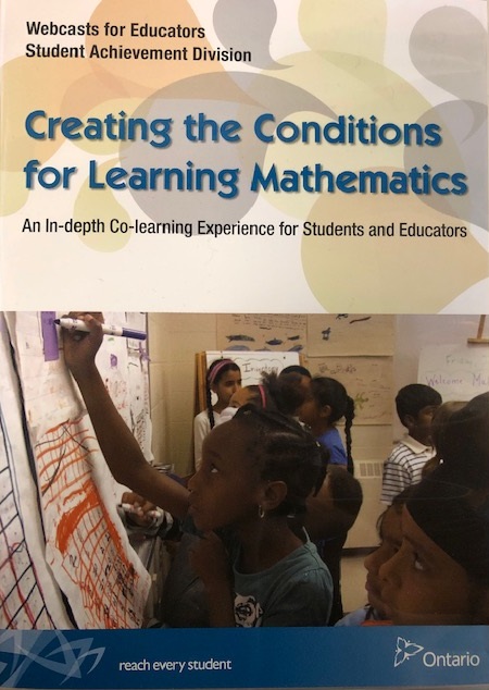 Creating the conditions for learning mathematics : an in-depth co-learning experience for students and educators