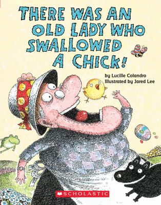 There was an old lady who swallowed a chick!