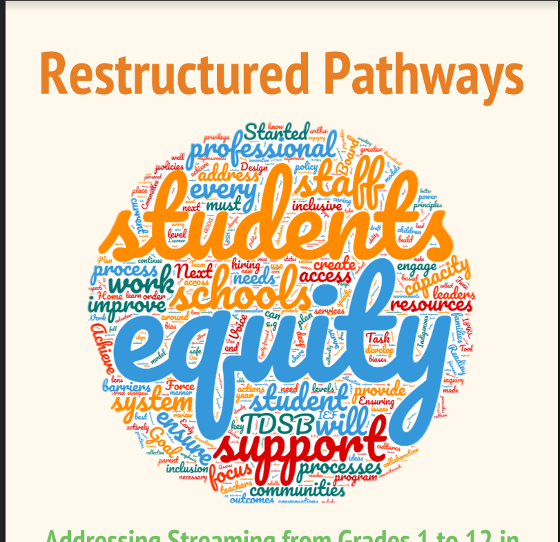 Restructured pathways : addressing streaming from grades 1 to 12 in the Toronto District School Board