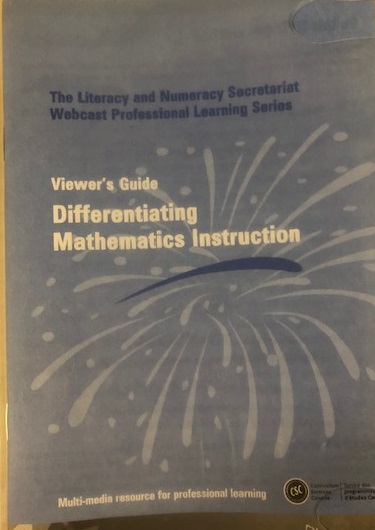 Differentiating mathematics instruction