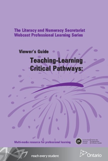 The teaching-learning critical pathway