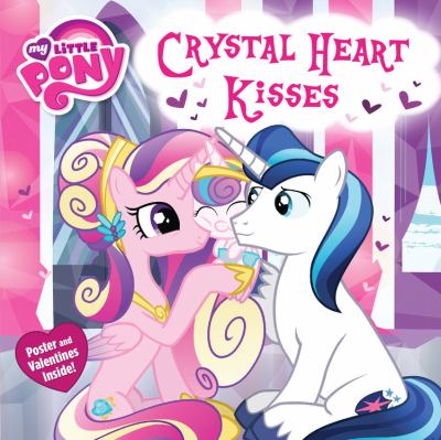 Crystal heart kisses