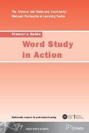 Word study in action