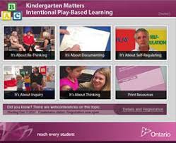 Kindergarten matters : Intentional play-based learning