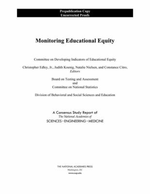 Monitoring educational equity