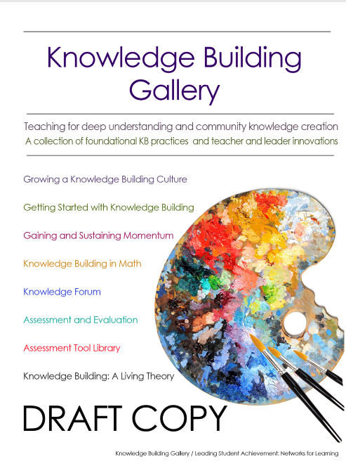 Knowledge building gallery : teaching for deep understanding and community knowledge creation : a collection of foundational KB practices and teacher innovation
