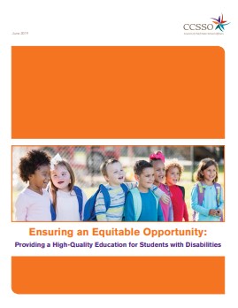 Ensuring an equitable opportunity : providing a high-quality education for students with disabilities